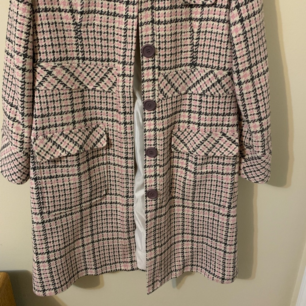 STATIC 80% Wool Coat size Large - Picture 3 of 15
